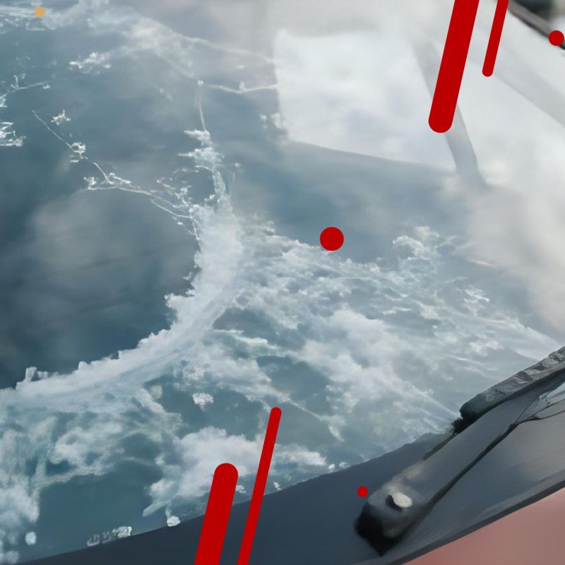 Freezing Danger: Why a Small Crack Demands Immediate Windshield Replacement in the Cold of Utah.