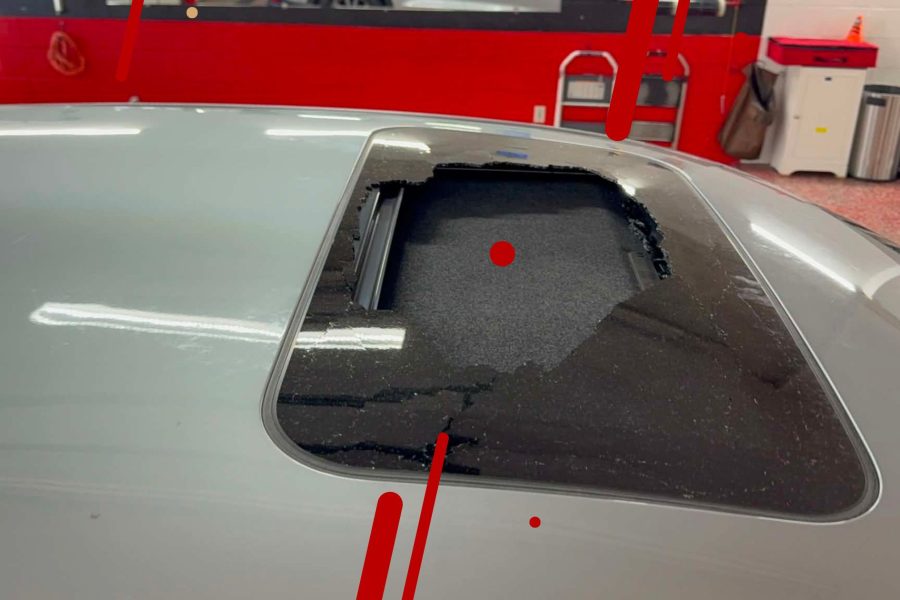 More than a view of the sky: What to do if the sunroof glass gets chipped?
